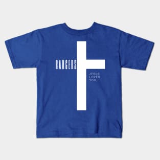 RANGERS JESUS LOVES YOU Kids T-Shirt